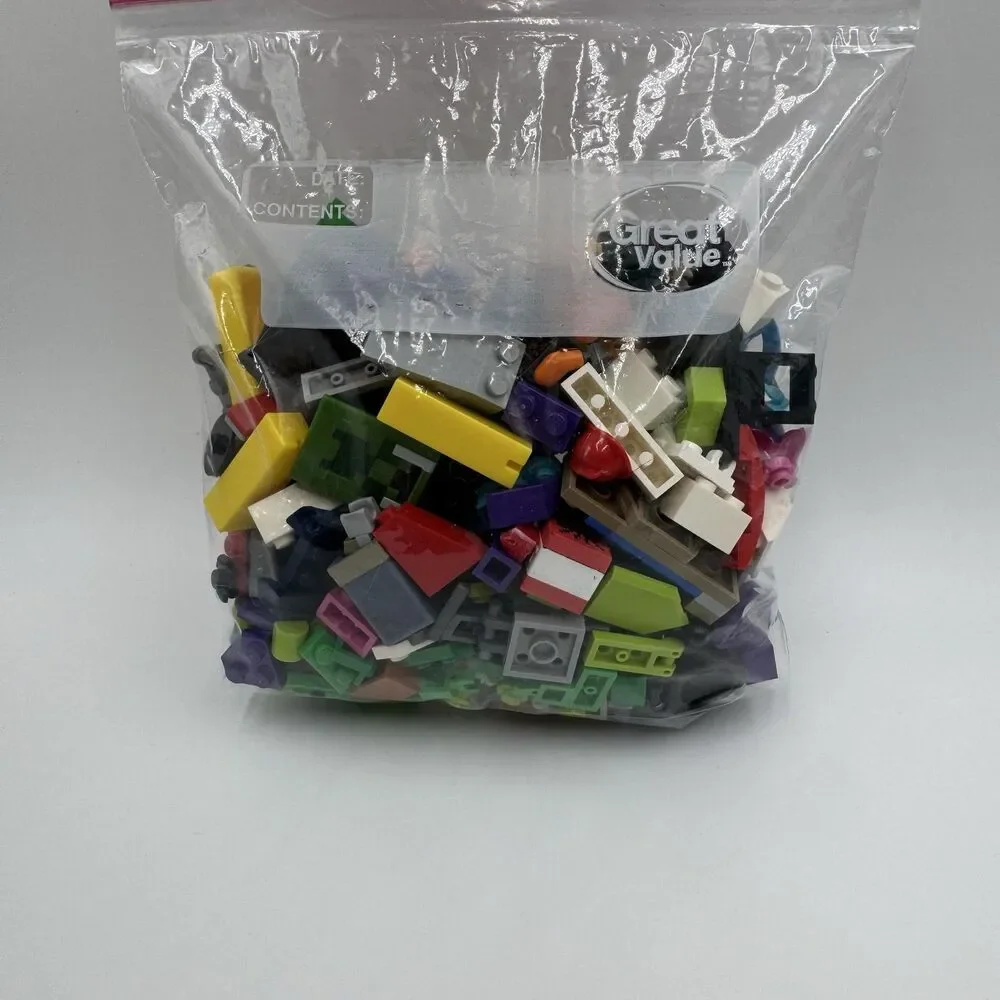 LEGO Minifigures Building Bricks Bulk Lot Mixed Themes Colors Plastic 3+